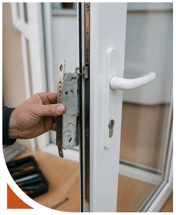 Ремонт замка пластиковой двери в Кисловодске от 2674 р. | Разлок-Ксл